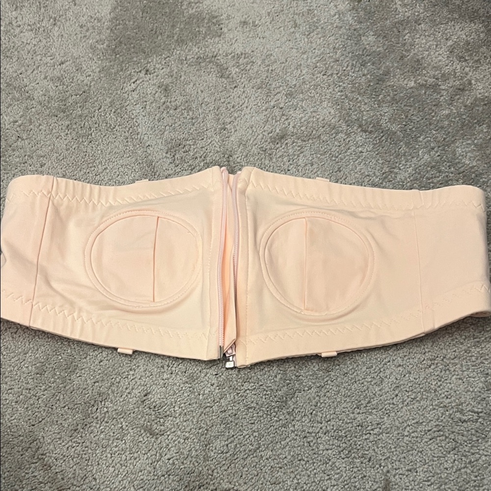 Strapless pumping bra for sizes XS-L